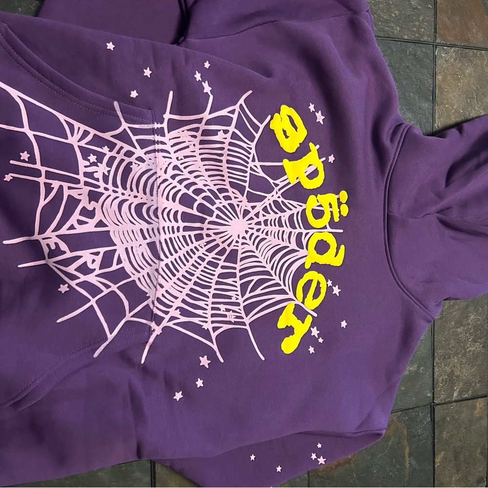 Purple Spider Hoodie